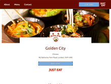 Tablet Screenshot of goldencityonline.co.uk